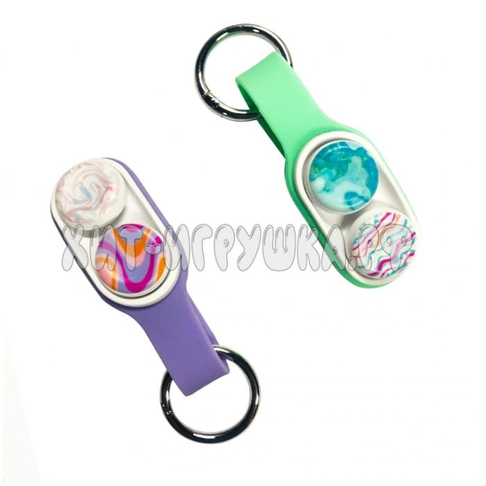 Antistress toy keychain PopPuck Fidget / Pop pack / magnetic washers in assortment JY035, JY035