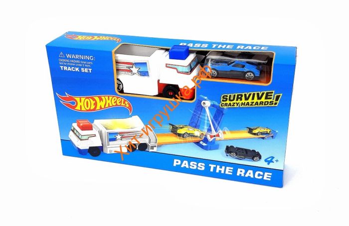 Autotrack Hot Wheels with small car transporter 8834, 8834