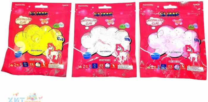 Slime in a bag in assortment CH/120G/6345-1128, CH/120G/6345-1128