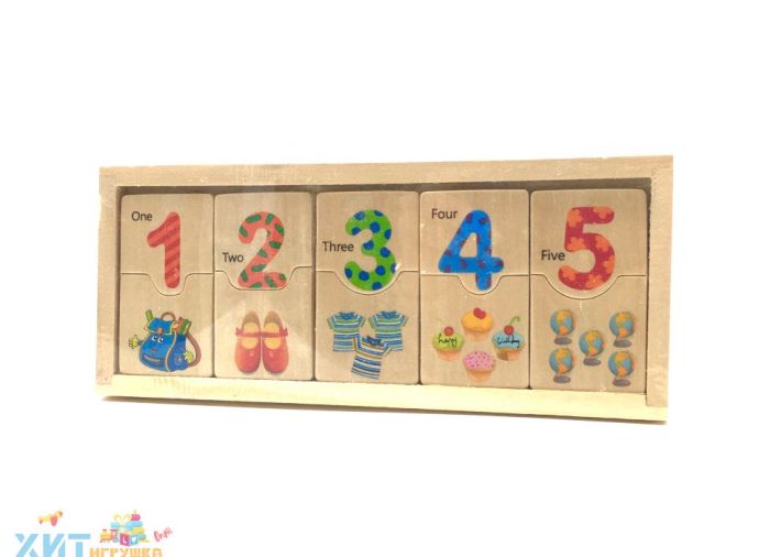 Puzzle Numbers Set (wood) 92-54, 92-54