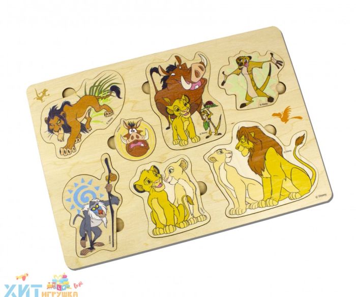 Wooden puzzle "The Lion King" (30x21cm) Disney 03967, 03967