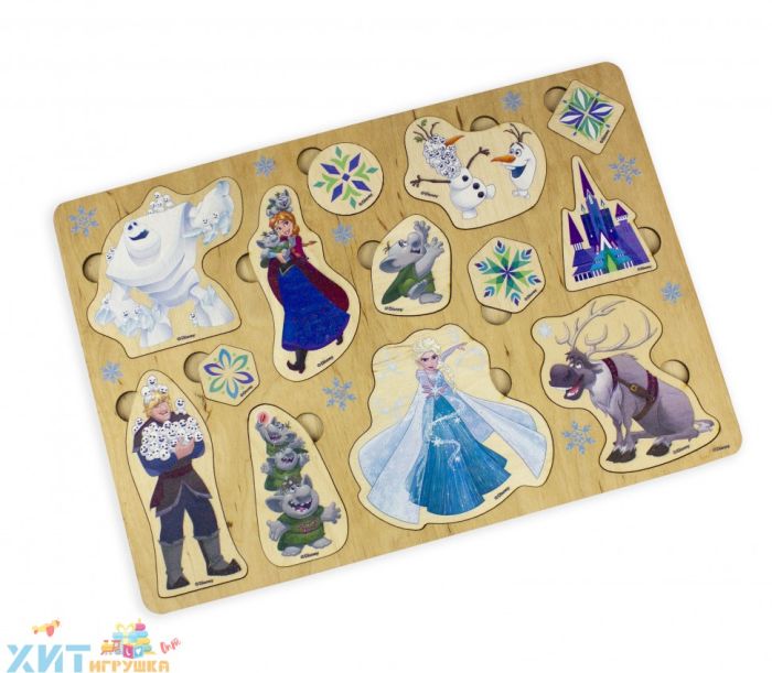 Wooden puzzle "Frozen" (30x21cm) Disney 03965, 03965