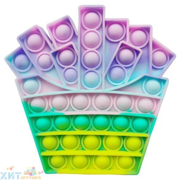 POP IT antistress Sensory toy with bubbles FREE PASTEL / Eternal bubble wrap POP IT / popit_fri_pastel, popit_fri_pastel