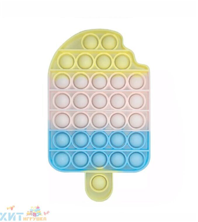 POP IT antistress Sensory toy with bubbles ESKIMO ICE CREAM pastel / Eternal bubble popit_eskimo_pastel2, popit_eskimo_pastel2