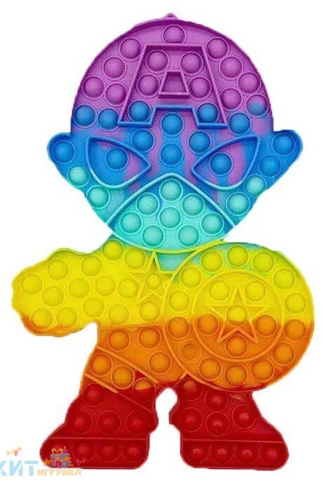 POP IT antistress Sensory toy with bubbles SUPERHERO Pastel / POPIT / POP IT / Eternal bubble popit_bigSuper, popit_bigSuper/1931-30