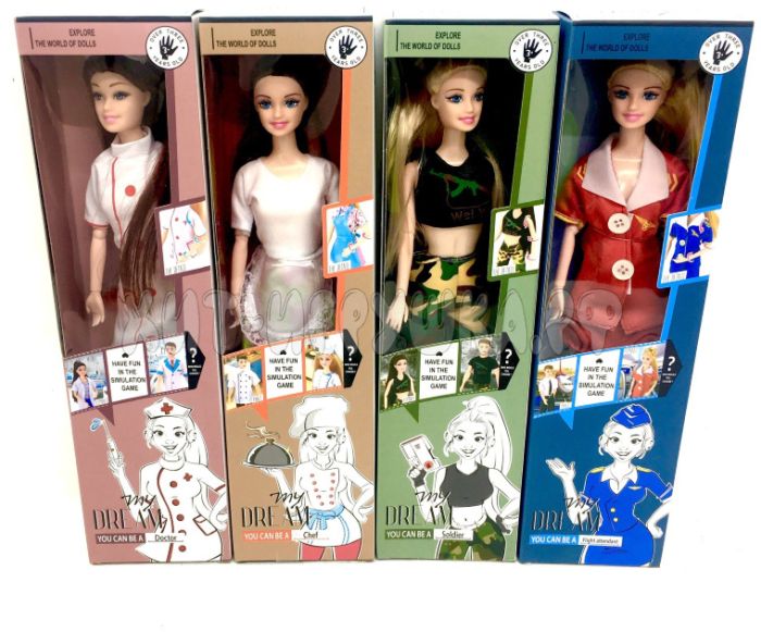 Doll Profession in assortment LD6007, LD6007