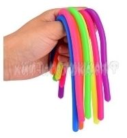 Antistress toffee / softer Neon worm / Noodles / 1 pc (25*0.7 cm) assorted HR003, HR003/XMT