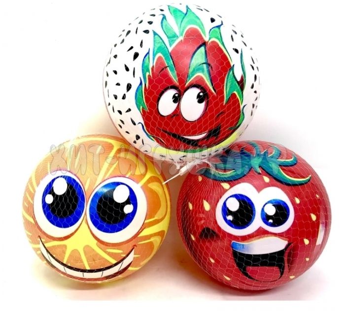 Children's inflatable ball 21 cm Fruits in assortment GD004, GD004