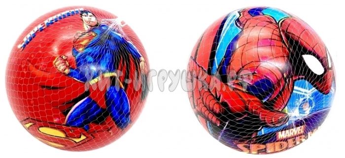 Children's inflatable ball 21 cm Superheroes in assortment GD018 / GD019, GD018 / GD019