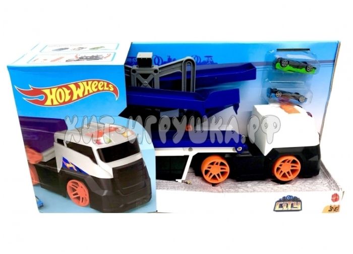 Car transporter Hot Wheels with track 111, 111