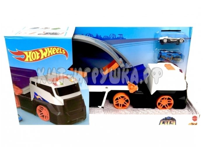 Car transporter Hot Wheels with track 222, 222