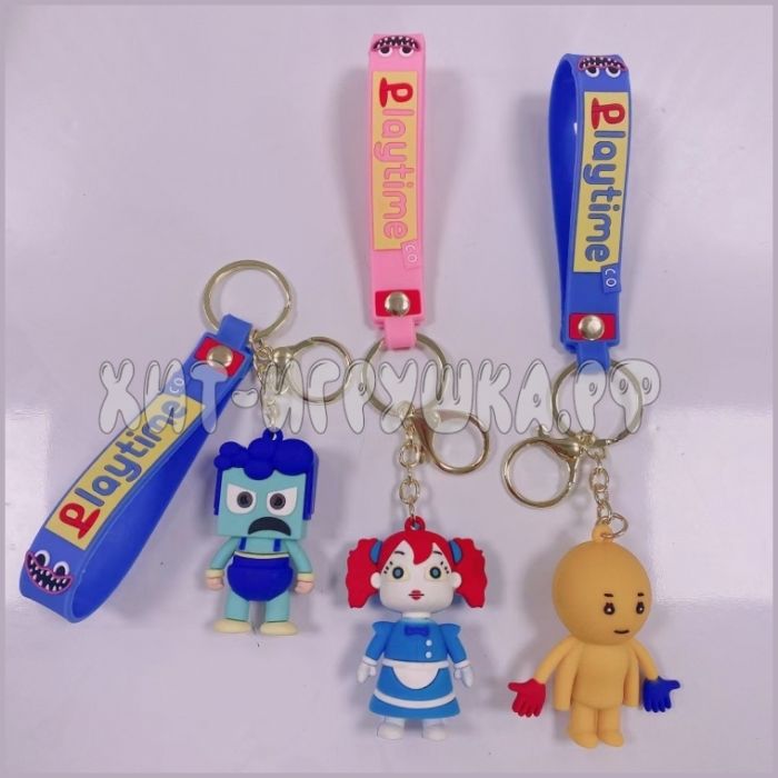Big silicone keychain with carabiner FAMILY Hagi Waghy Huggy Wuggy Huggy Wuggy in assortment br_hw9, br_hw9