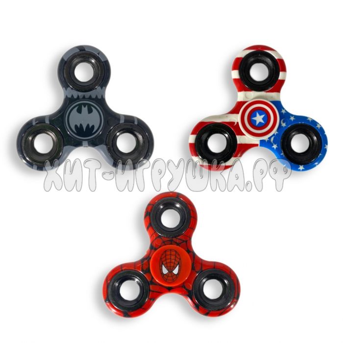 Spinner plastic Superheroes with metal balancers in assortment 8181-20, 8181-20