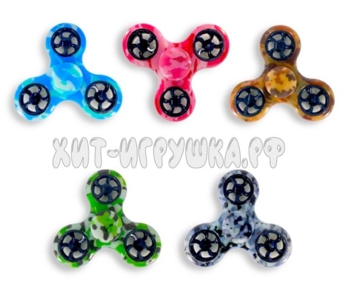 Spinner plastic multi-colored with metal balancers (spokes) in assortment 528-30, 528-30