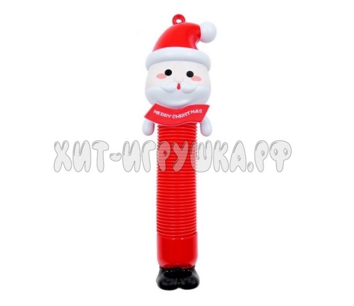 Antistress toy NEW YEAR'S POP TUBE SANTA (light) 159-159, 159