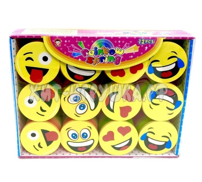 Spring Rainbow Emoticons 12 pcs per block B1219-Q, B1219-Q