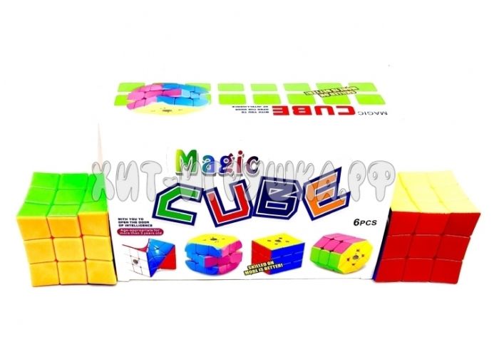 Rubik's Cube (curved sides) 6 pcs per block 854-655, 854-655