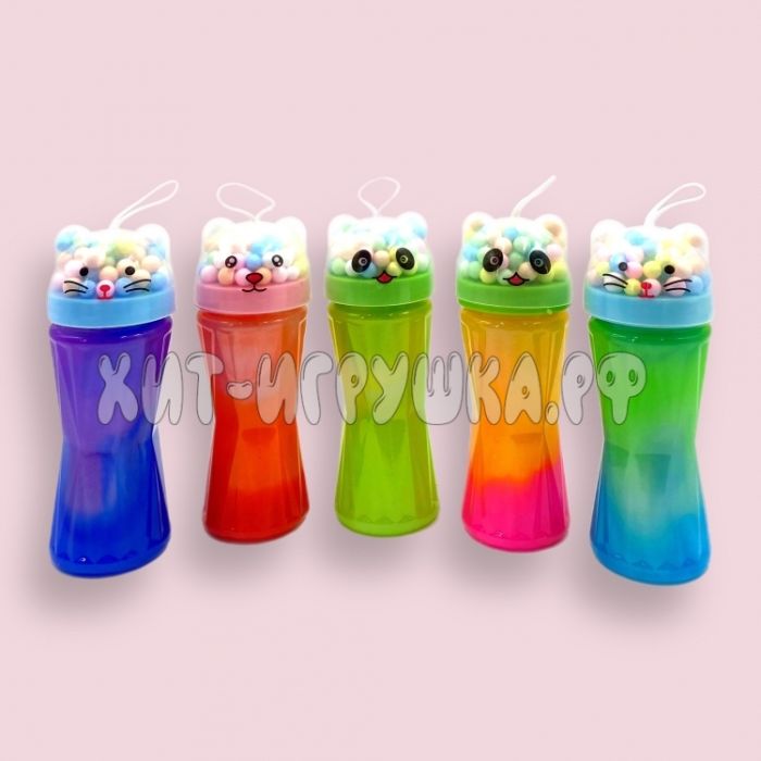 Slime in a flask Muzzles 1 pcs in assortment LY-82, LY-82