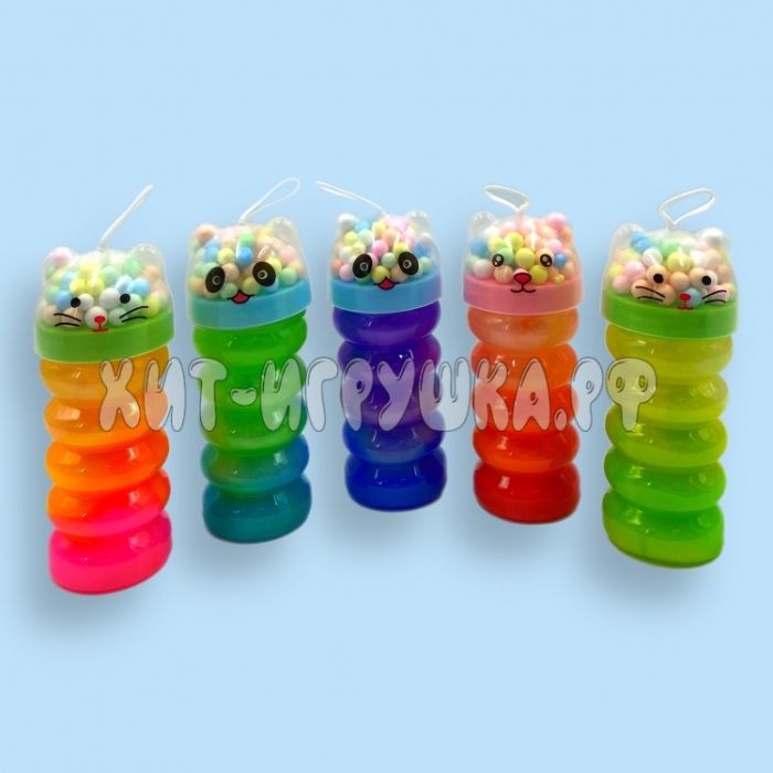 Slime in a flask Muzzles 1 pcs in assortment LY-87, LY-87