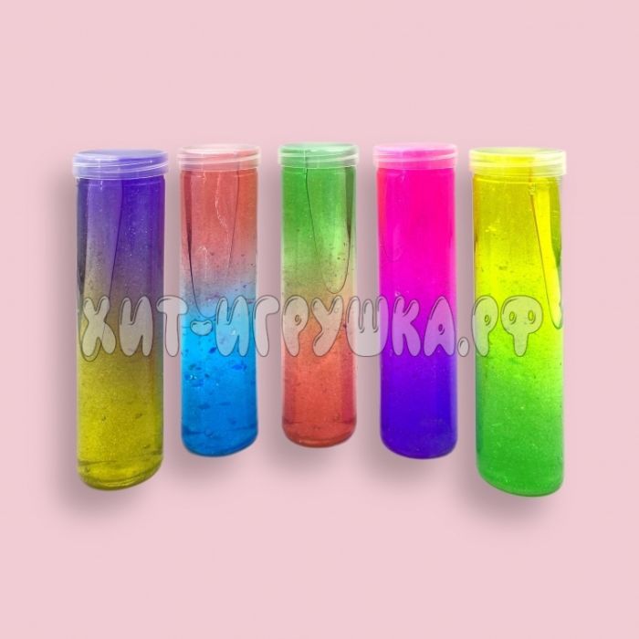 Slime in a flask Multicolored with sparkles 1 pcs in assortment 28530, 28530